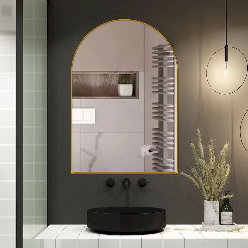 Armoire à pharmacie encastrée cintrée de 24 x 36 pouces