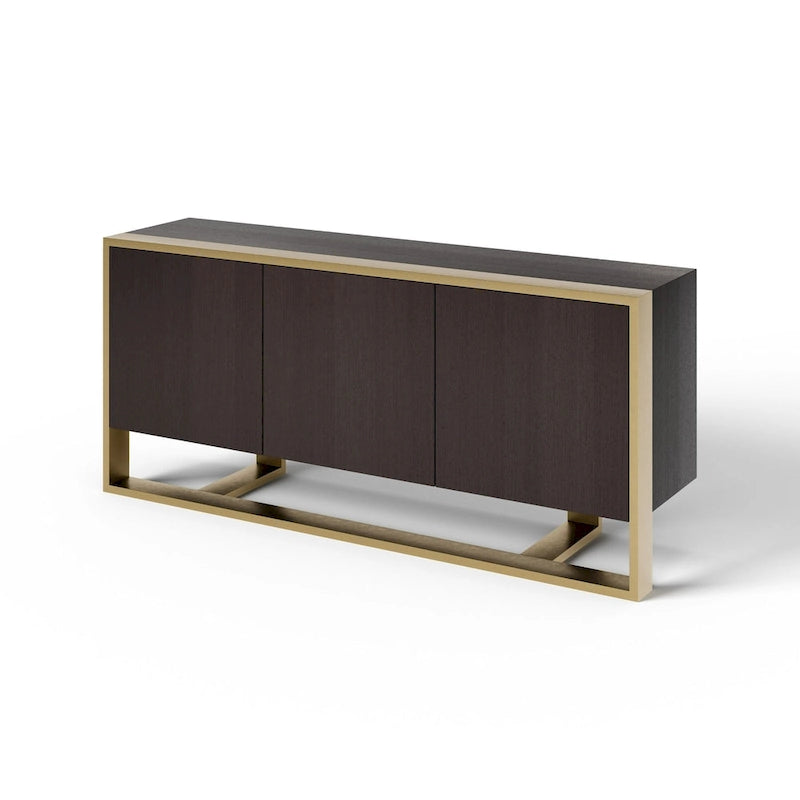 Modrest Modern Fauna Wenge and Brass Buffet