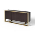 Modrest Modern Fauna Wenge and Brass Buffet