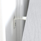 Armoire de rangement avec portes en rotin, haute armoire autoportante