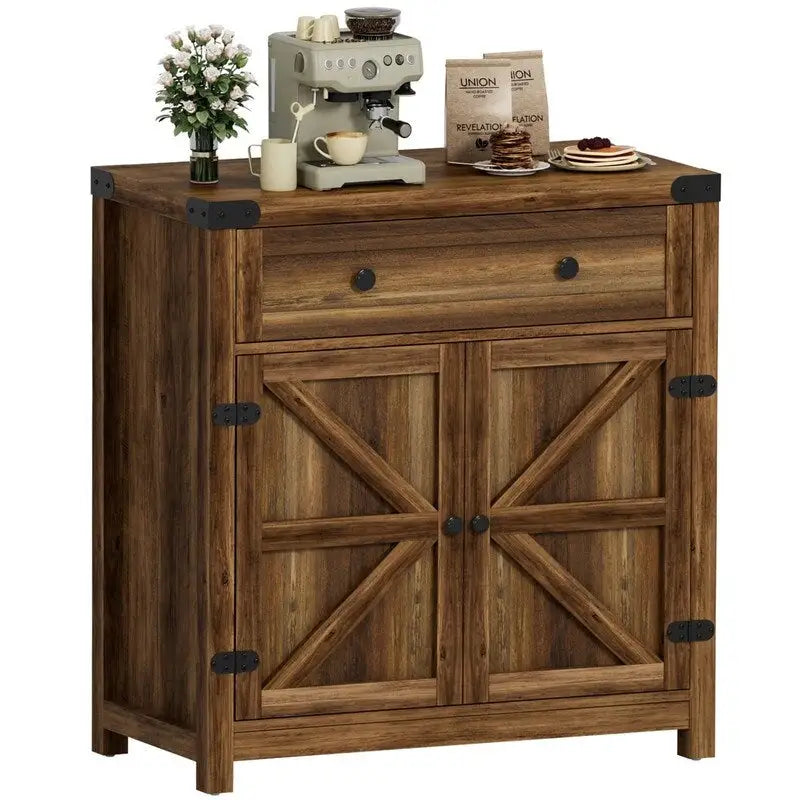 Coffee Bar Accent Cabinet - 15.75D x 31.5W x 33.46H