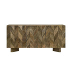 Buffet de salle à manger à 3 portes, couleur brun mangue