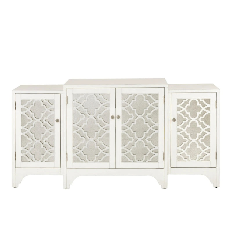 Serveur de buffet Madison Park Nevaeh Cream Quatrefoil