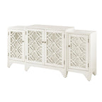 Serveur de buffet Madison Park Nevaeh Cream Quatrefoil