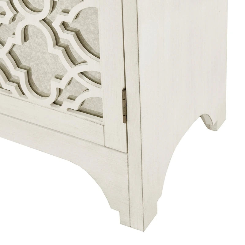 Serveur de buffet Madison Park Nevaeh Cream Quatrefoil