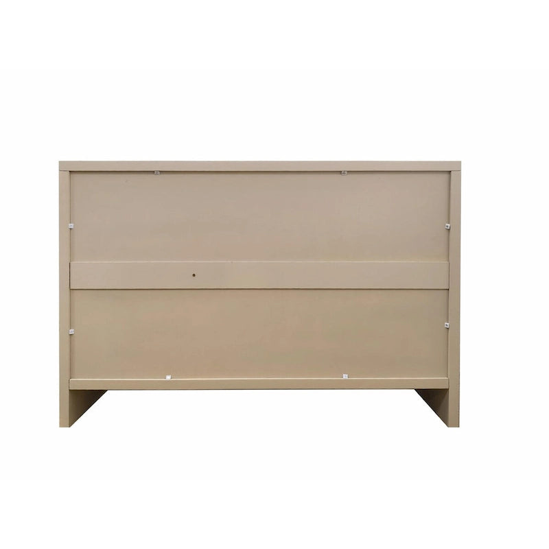 Buffet/meuble d'appoint en bois de style campagnard à 3 portes avec rangement