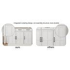 Buffet de style campagnard avec 2 tiroirs et 4 portes