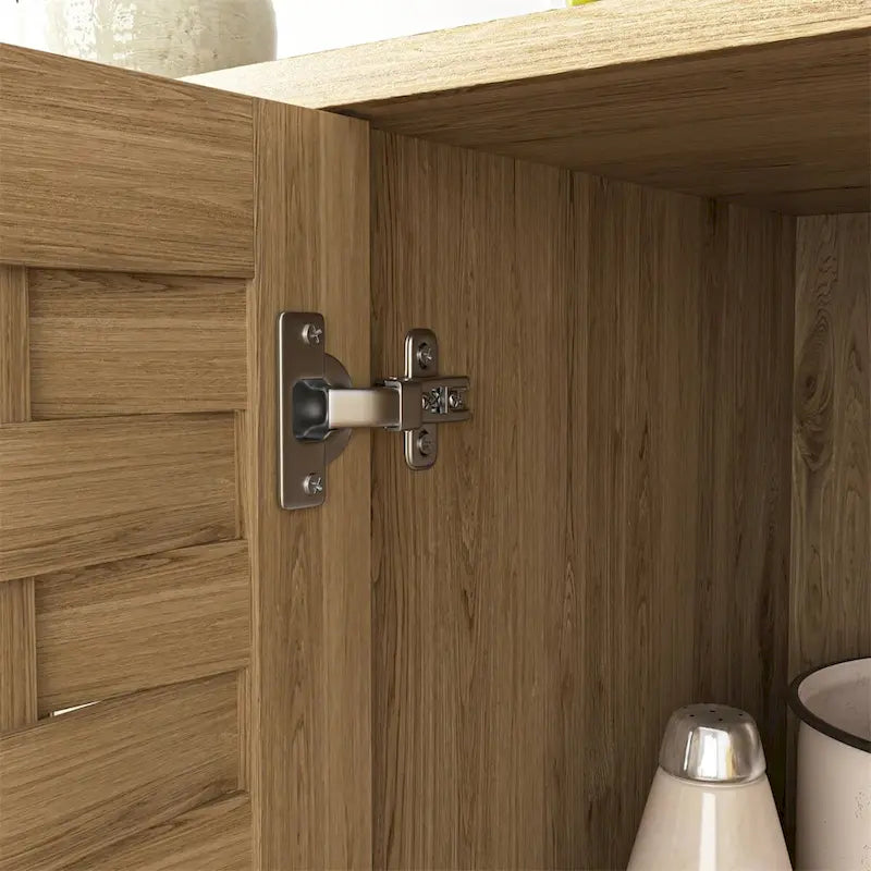 Buffet en bois à 3 portes avec rangements