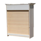Armoire murale de salle de bain grise de style Shaker