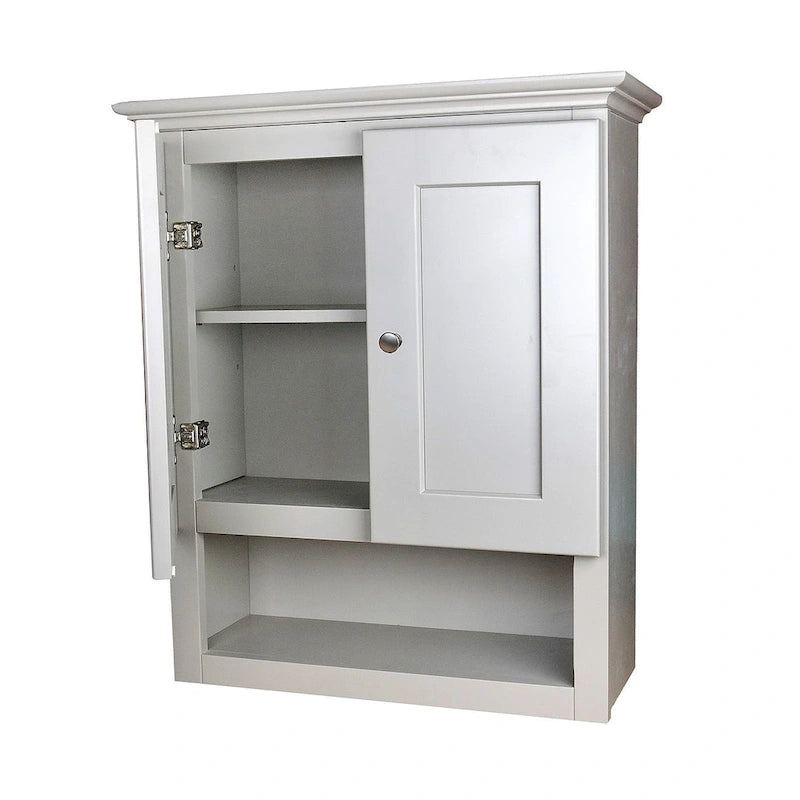 Armoire murale de salle de bain grise de style Shaker
