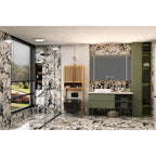 Armoire de rangement pour toilettes en bambou