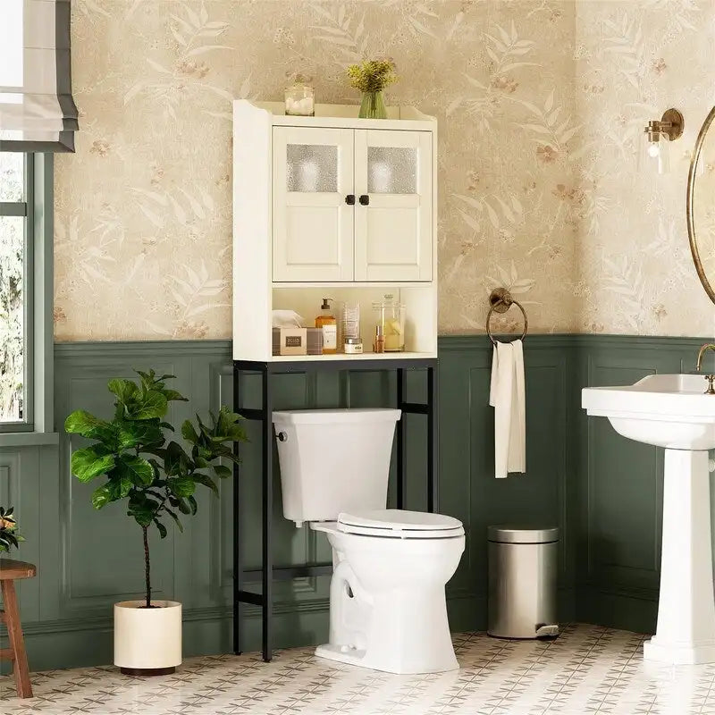 Armoire de rangement à installer au-dessus des toilettes - 7,87 cm (P) x 23,23 cm (L) x 67,32 cm (H)