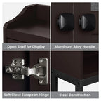 Armoire de rangement à installer au-dessus des toilettes - 7,87 cm (P) x 23,23 cm (L) x 67,32 cm (H)