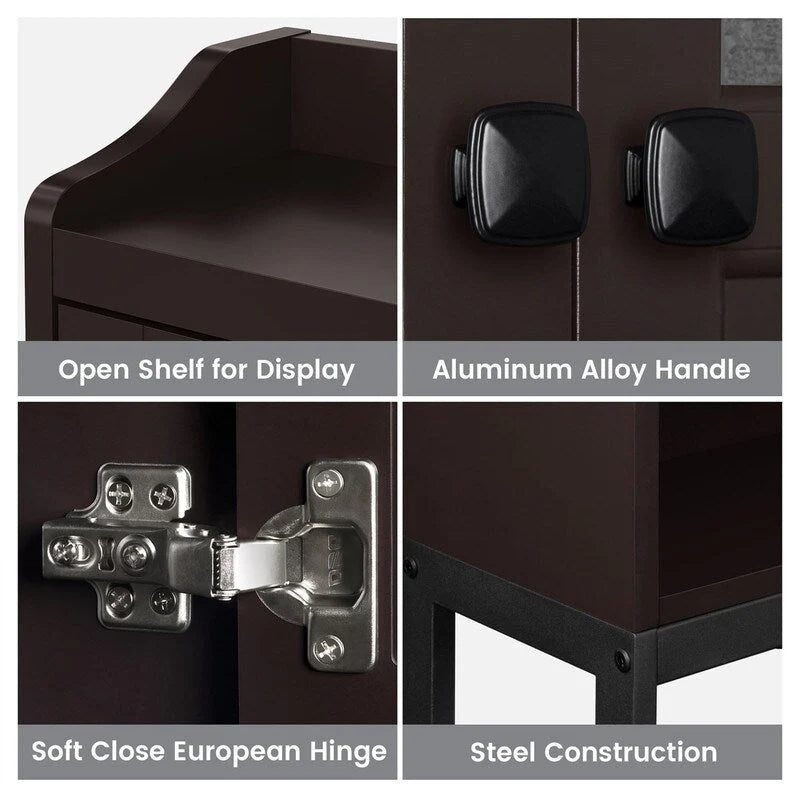 Armoire de rangement à installer au-dessus des toilettes - 7,87 cm (P) x 23,23 cm (L) x 67,32 cm (H)