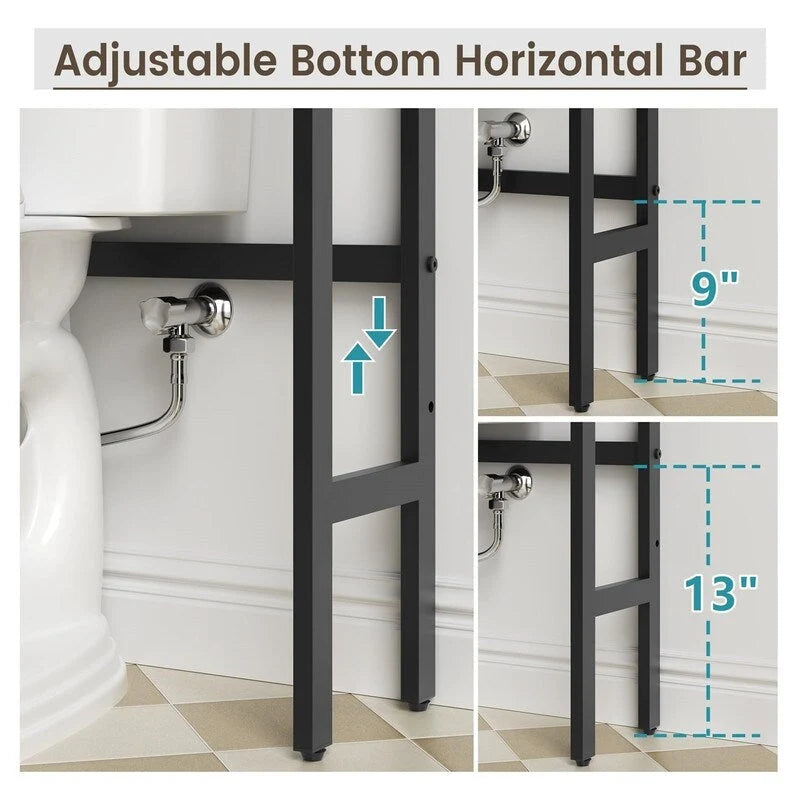 Armoire de rangement à installer au-dessus des toilettes - 7,87 cm (P) x 23,23 cm (L) x 67,32 cm (H)