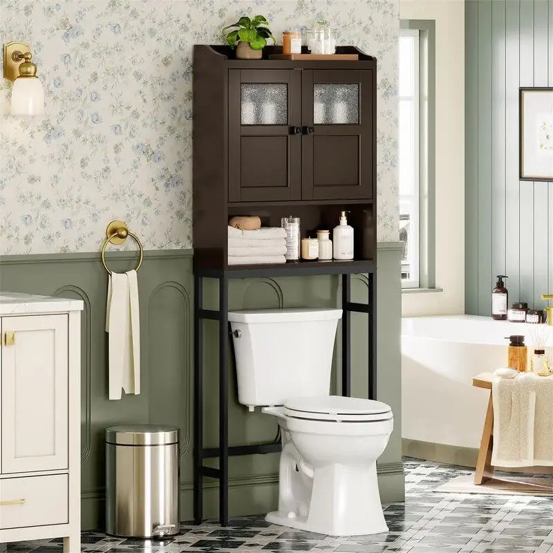 Armoire de rangement à installer au-dessus des toilettes - 7,87 cm (P) x 23,23 cm (L) x 67,32 cm (H)