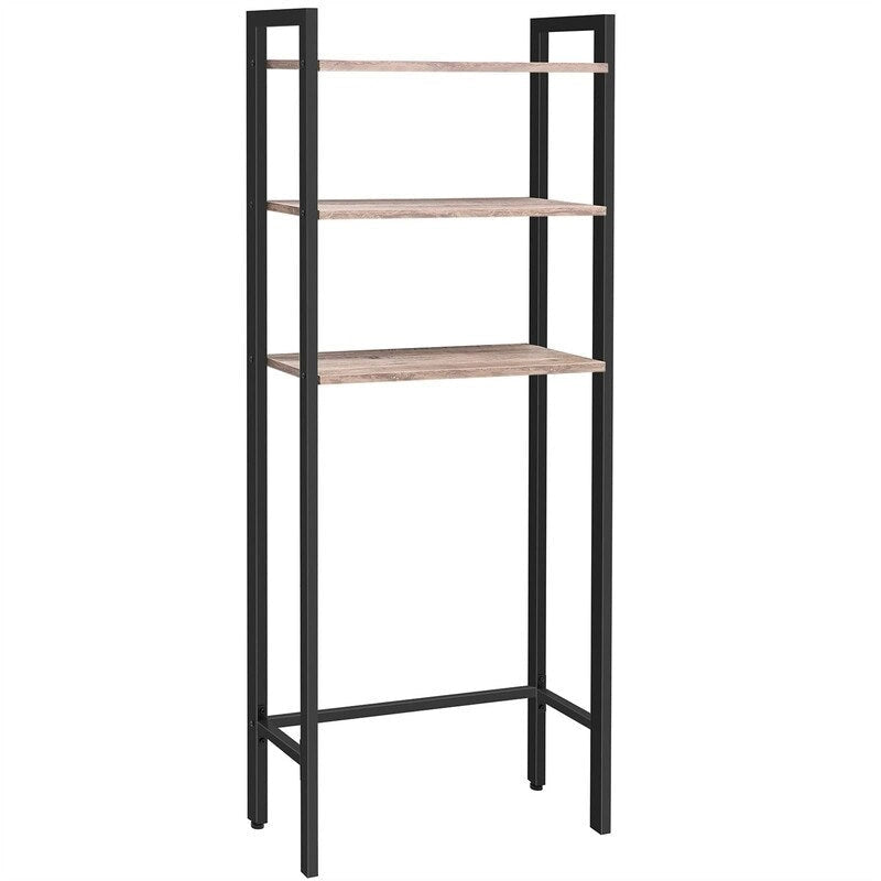 Rangement au-dessus des toilettes - 9,4 cm (P) x 24,8 cm (L) x 64,2 cm (H)