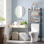 Rangement au-dessus des toilettes - 9,4 cm (P) x 24,8 cm (L) x 64,2 cm (H)