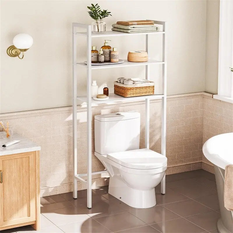 Rangement au-dessus des toilettes - 9,4 cm (P) x 24,8 cm (L) x 64,2 cm (H)