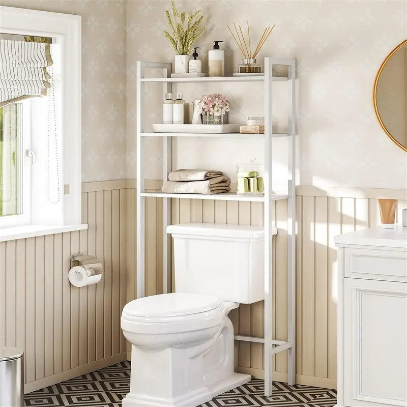Rangement au-dessus des toilettes - 9,4 cm (P) x 24,8 cm (L) x 64,2 cm (H)