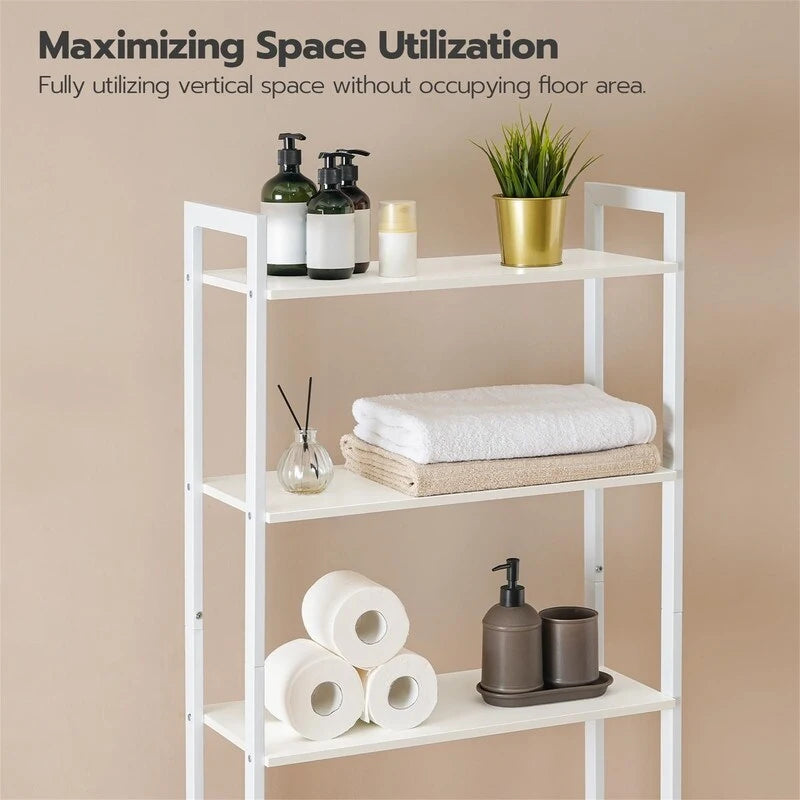 Rangement au-dessus des toilettes - 9,4 cm (P) x 24,8 cm (L) x 64,2 cm (H)