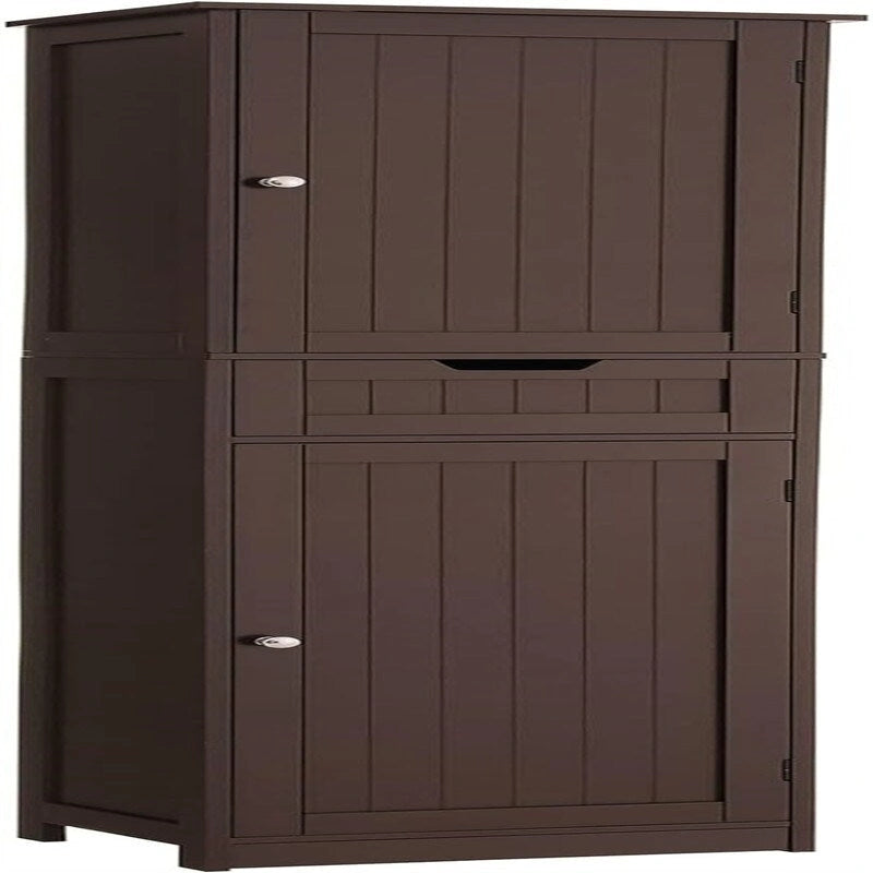 Armoire de rangement de salle de bain à 2 portes