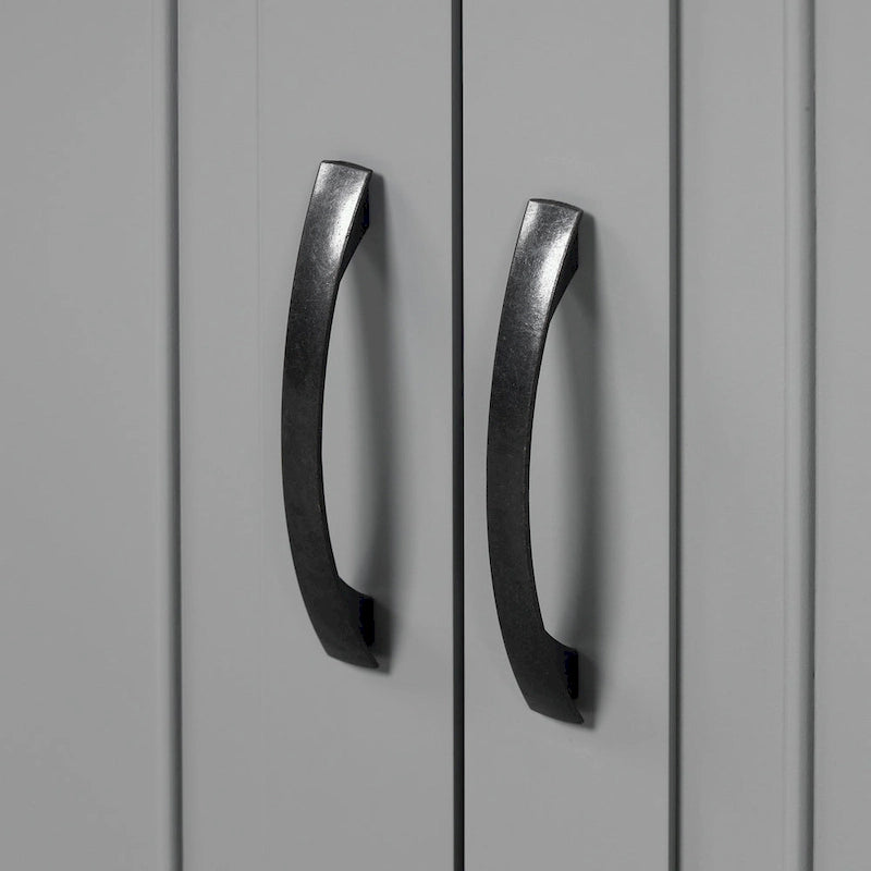 Meuble de rangement de salle de bain avec portes et tiroir