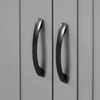 Meuble de rangement de salle de bain avec portes et tiroir