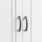 Meuble de rangement de salle de bain avec portes et tiroir