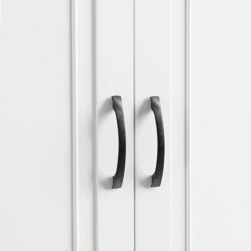 Meuble de rangement de salle de bain avec portes et tiroir