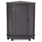 Meuble d'angle de salle de bain avec étagère réglable