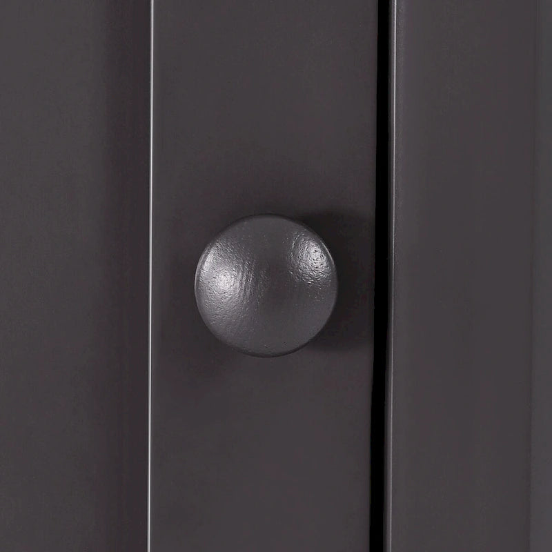 Meuble d'angle de salle de bain avec étagère réglable