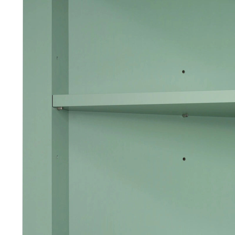 Armoire haute triangulaire à 3 tiroirs et étagères réglables pour salle de bain, cuisine ou salon - 23,00 L x 13,40 l x 68,90 H