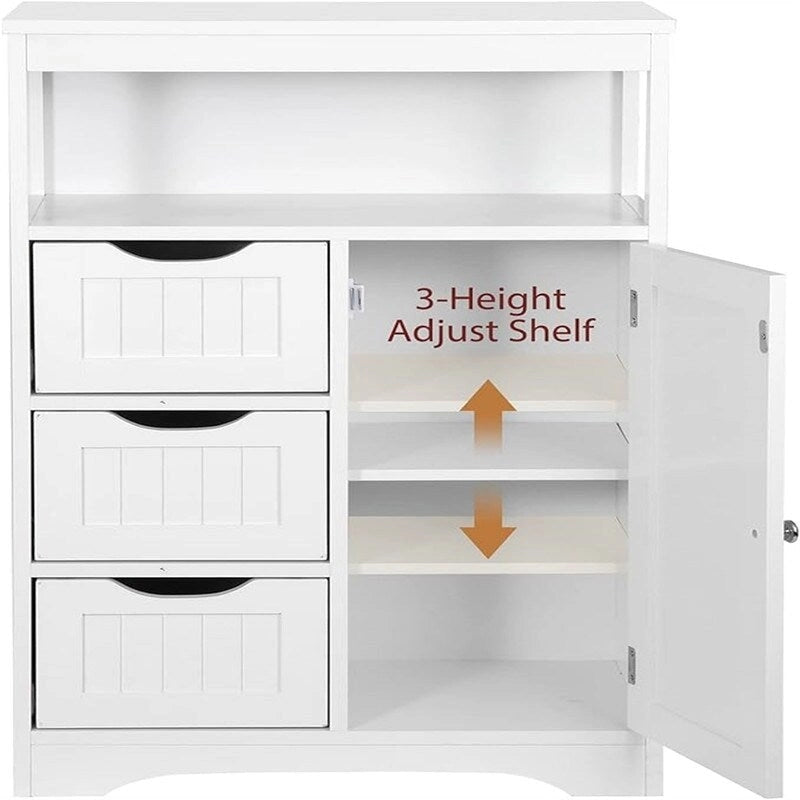 Meuble sous-plancher de salle de bain - 11,6 cm (P) x 21,9 cm (L) x 34 cm (H)