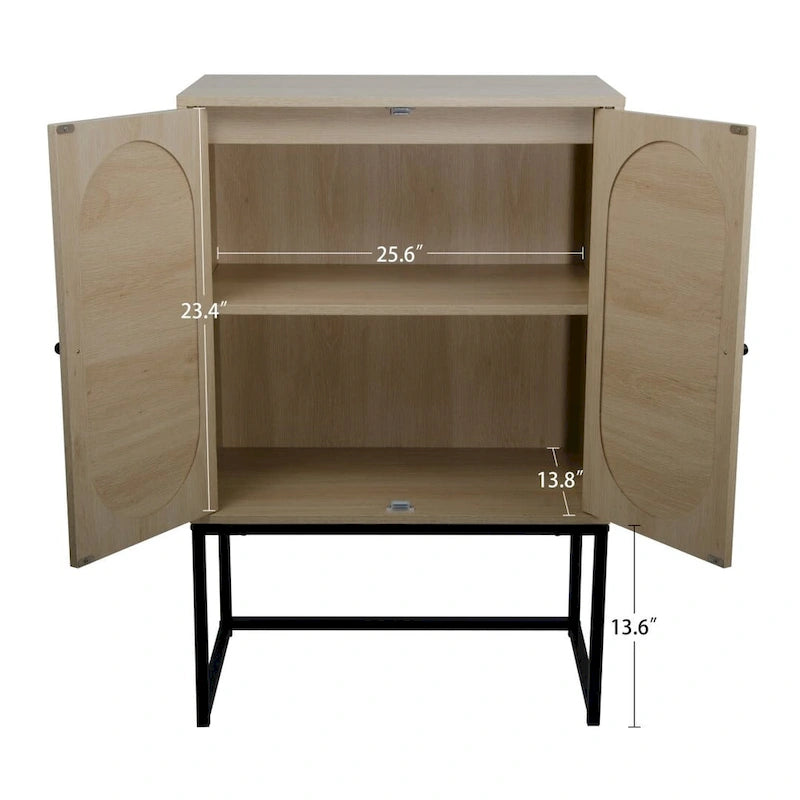Armoire haute autoportante avec étagère réglable pour salon, chambre ou couloir - 68 x 40 x 105 cm (H)