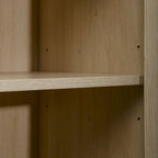 Armoire haute autoportante avec étagère réglable pour salon, chambre ou couloir - 68 x 40 x 105 cm (H)