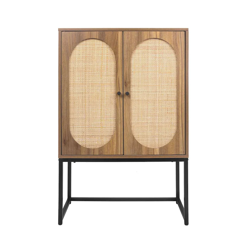 Armoire haute autoportante avec étagère réglable pour salon, chambre ou couloir - 68 x 40 x 105 cm (H)