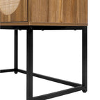 Armoire haute autoportante avec étagère réglable pour salon, chambre ou couloir - 68 x 40 x 105 cm (H)