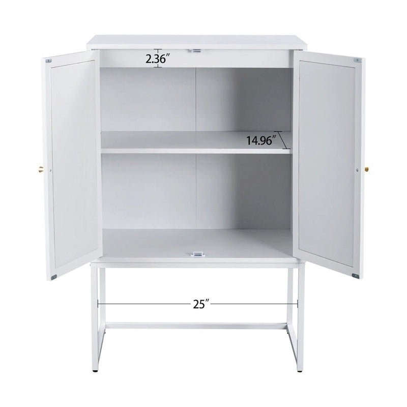 Armoire haute autoportante avec étagère réglable pour salon, chambre ou couloir - 68 x 40 x 105 cm (H)
