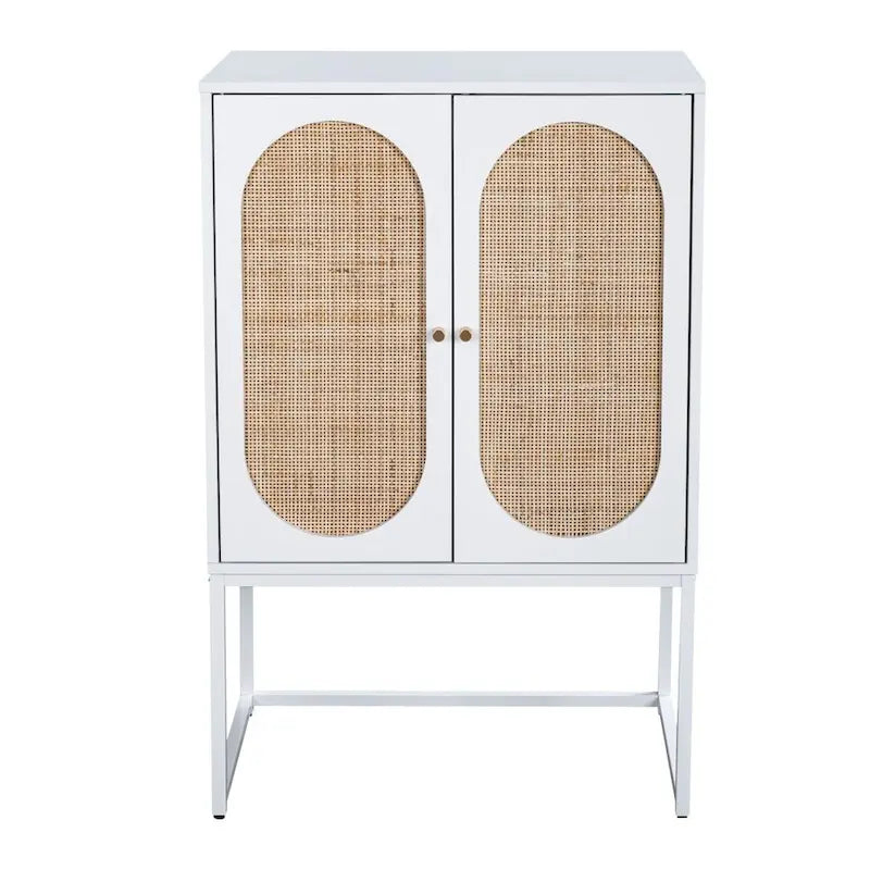 Armoire haute autoportante avec étagère réglable pour salon, chambre ou couloir - 68 x 40 x 105 cm (H)