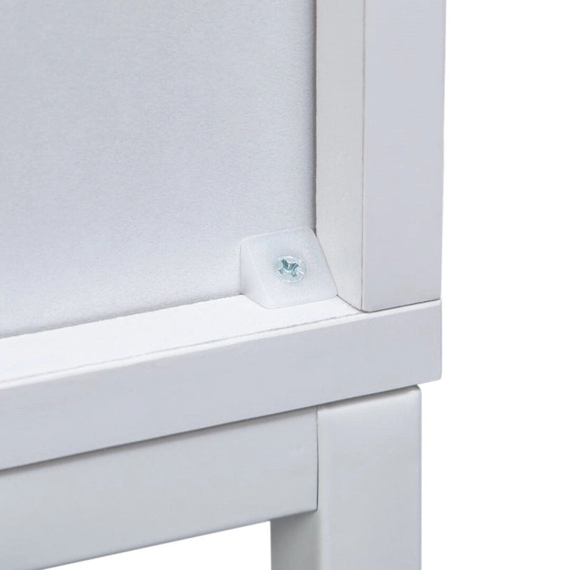 Armoire haute autoportante avec étagère réglable pour salon, chambre ou couloir - 68 x 40 x 105 cm (H)