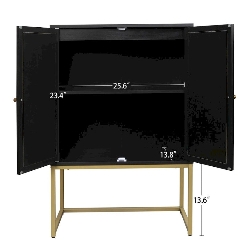 Armoire haute autoportante avec étagère réglable pour salon, chambre ou couloir - 68 x 40 x 105 cm (H)