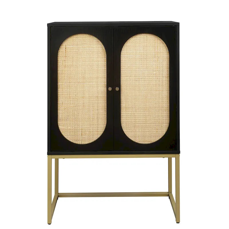 Armoire haute autoportante avec étagère réglable pour salon, chambre ou couloir - 68 x 40 x 105 cm (H)