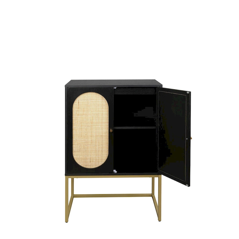 Armoire haute autoportante avec étagère réglable pour salon, chambre ou couloir - 68 x 40 x 105 cm (H)