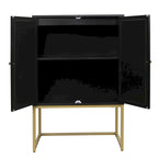 Armoire haute autoportante avec étagère réglable pour salon, chambre ou couloir - 68 x 40 x 105 cm (H)