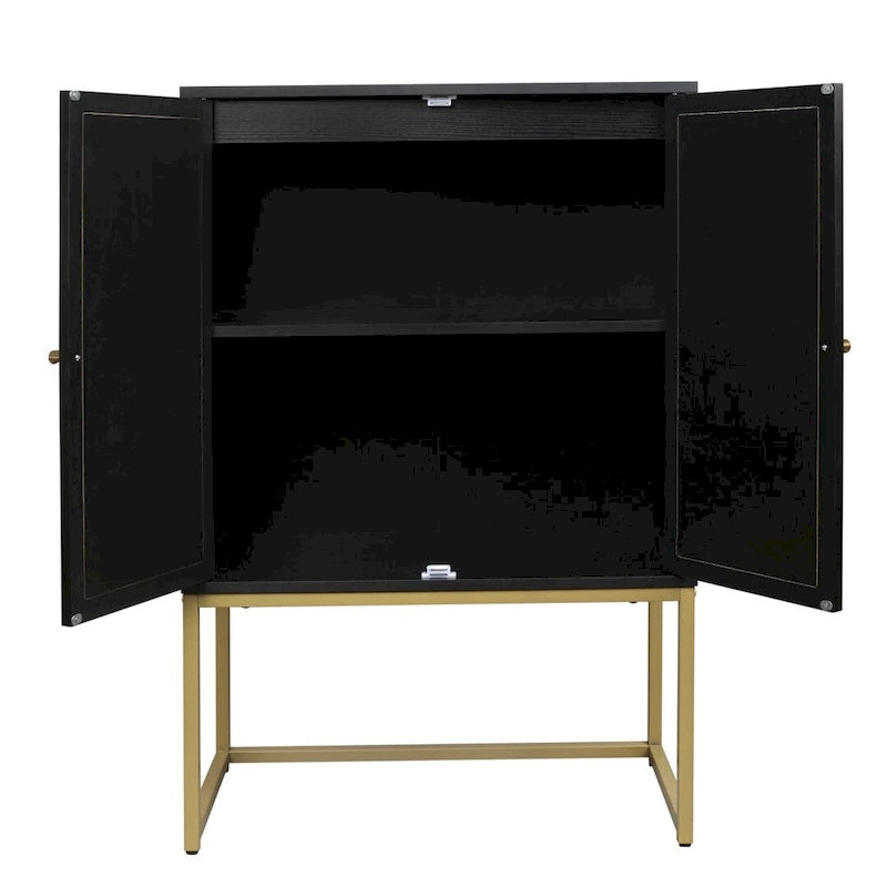 Armoire haute autoportante avec étagère réglable pour salon, chambre ou couloir - 68 x 40 x 105 cm (H)