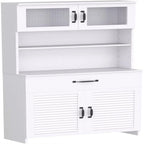 Armoire de rangement pour salle de bain - 11,75 po (P) x 23,62 po (L) x 63 po (H)