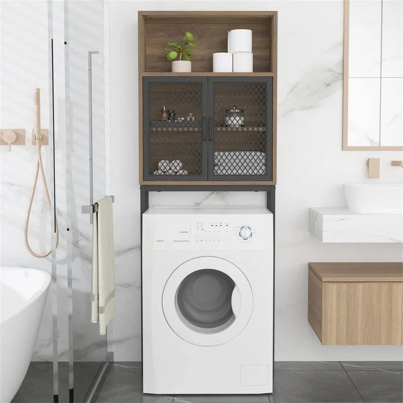 Organisateur de salle de bain à placer au-dessus des toilettes - 9,06 cm (P) x 24,8 cm (L) x 65 cm (H)