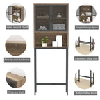 Organisateur de salle de bain à placer au-dessus des toilettes - 9,06 cm (P) x 24,8 cm (L) x 65 cm (H)