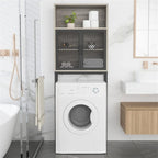 Organisateur de salle de bain à placer au-dessus des toilettes - 9,06 cm (P) x 24,8 cm (L) x 65 cm (H)